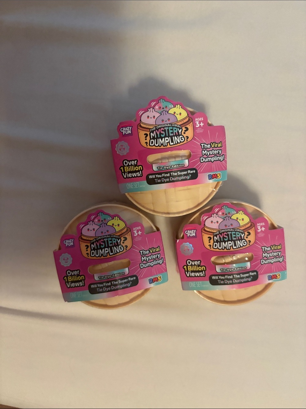 Mystery Dumpling Tie Dye Surprise - Pink Packaging